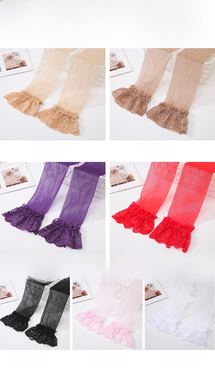 Europe et États-Unis chaussettes sexy au genou bas antidérapants bas chaussettes cuisses chaussettes hautes fines femmes usine directe en gros Yiwu_voghion.com