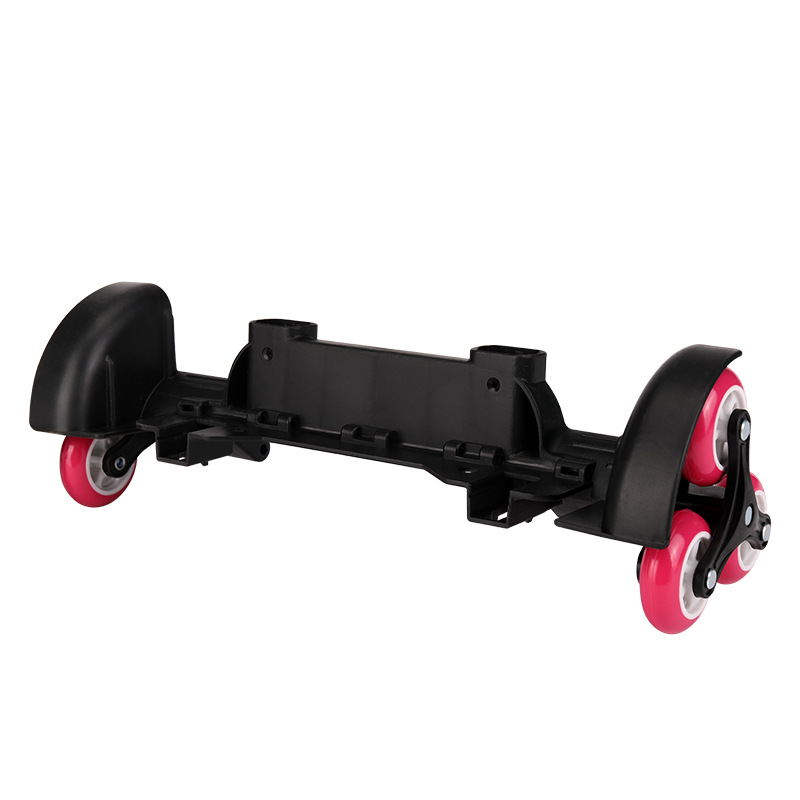 Fábrica al por mayor espesado material ABS resistente al desgaste para reducir la carga de hombro bolsas escolares de estudiantes barra de tracción carro accesorios de rueda inferior
