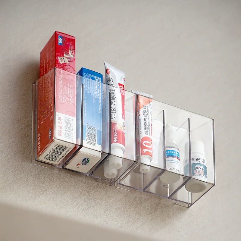 Transparent cosmetic storage box, lipstick, storage system