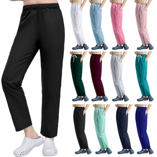Large Size Breathable Quick-drying Laboratory Doctor Nurse Hospital Work Straight Green Pants Work Uniform Pants