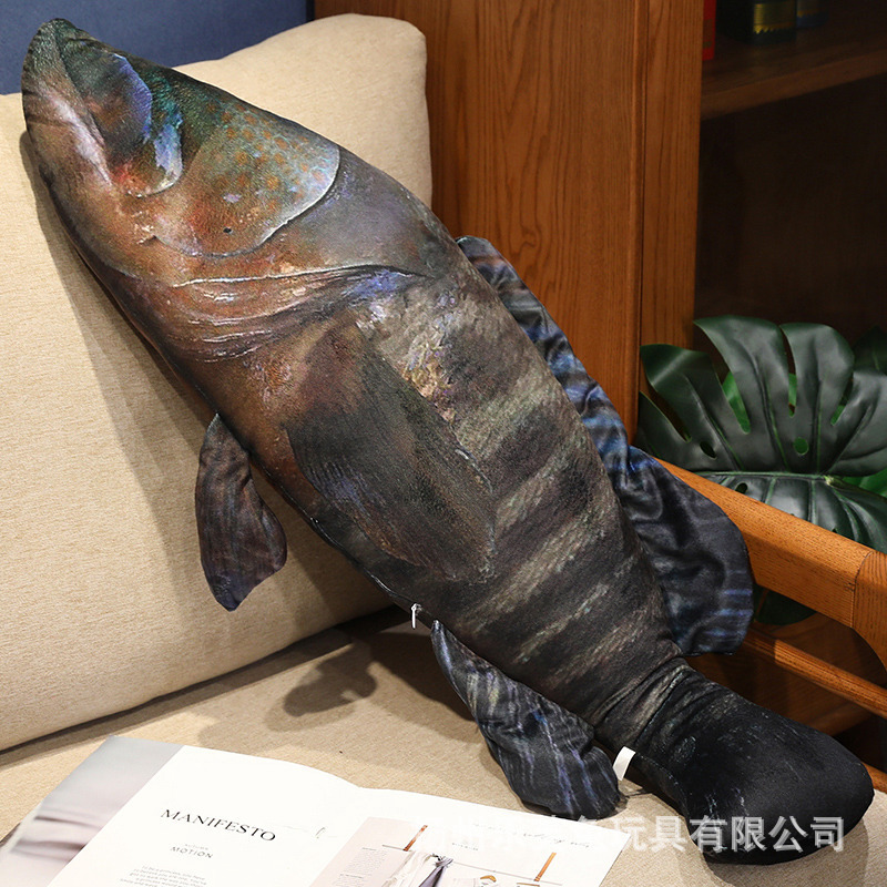 クリエイティブシミュレーション魚人形フナ鯉ぬいぐるみ睡眠枕水族館人形面白い猫布人形魚|undefined