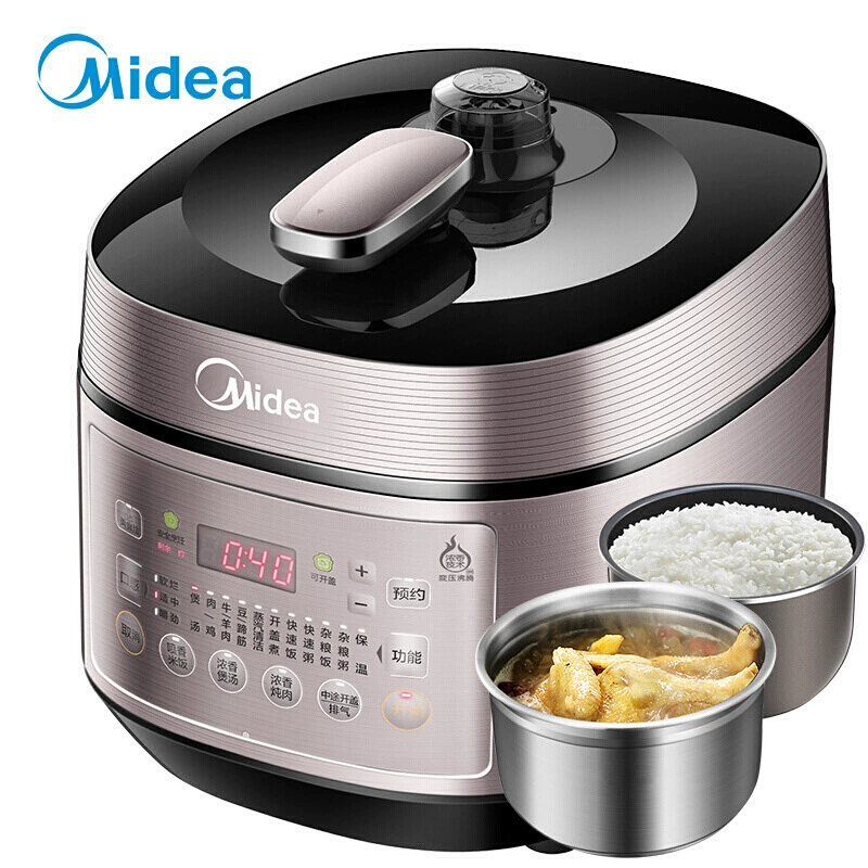 Midea my-yl50p602 электрическая скороварка, двойная стальная камера, IH, усиленный аромат, высоковольтная плита, умный бытовой прибор