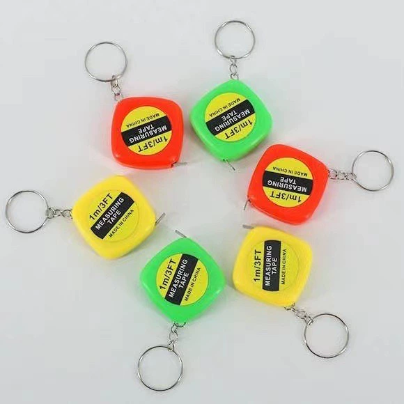 Мини-маленькая квадратная рулетка 1m рулетка для измерения одежды портативная бытовая трехмерная линейка милая прямая поставка с фабрики