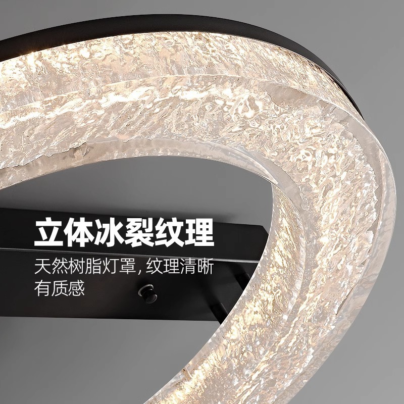 Lámpara de sala de estar minimalista de estilo italiano, hogar atmosférico, diseñador de alta gama 2025 nueva lámpara de techo de dormitorio principal minimalista moderna