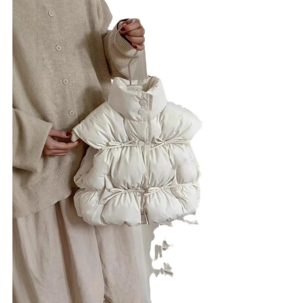Niño estrella redonda chaleco de invierno nuevo chaleco de invierno de aire extranjero para niños chaleco de algodón para bebés calientes abrazadera de hombro
