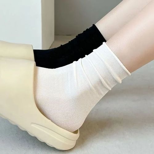 Zhujiajiao socks wholesale, pile socks for women, summer thin ice socks, velvet ankle socks, ultra-thin breathable 