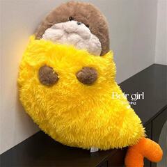 エビのアザラシのぬいぐるみを揚げます。