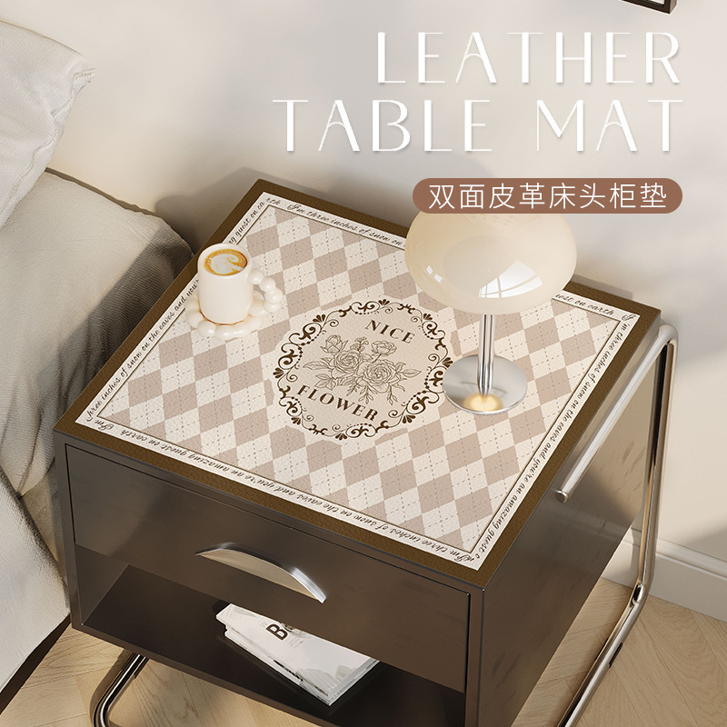 Retro style bedside table cover cloth dust cover washing machine refrigerator top dust cover towel high-grade household protective pad