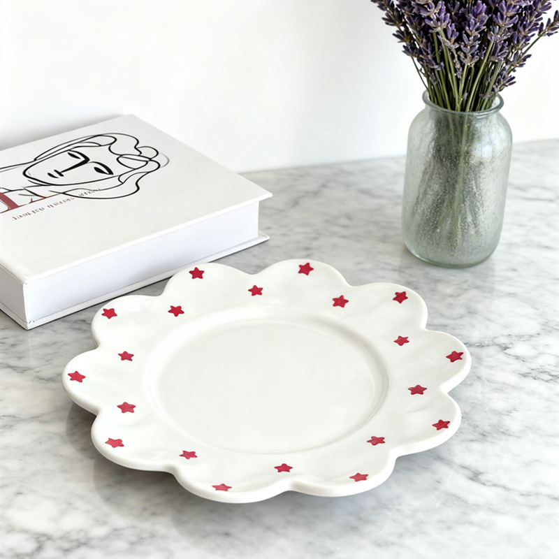 Transfronterizos mano mano pintada golondrina taza de cerámica retró nicho taza de café de desayuno conjunto de plato de taza de té
