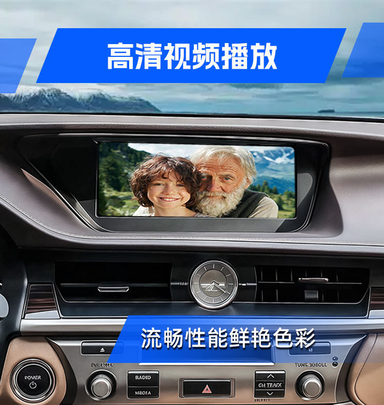 Lexus Es 2015-2017 Model Central Control Large Screen Carplay Dual-System Navigation