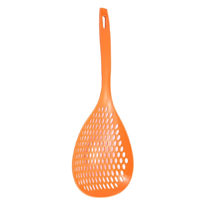Internet celebridad nueva cocina de estilo japonés hogar gran colador de plástico PP drenaje mango largo cuchara de fideos fábrica entrega al por mayor