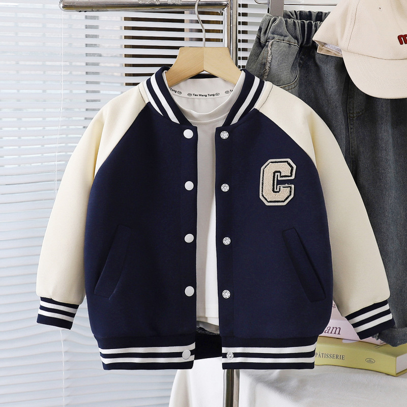 子供用野球ユニフォーム 秋の新作 男の子 女の子 ジャケット ベビー秋服 カジュアルでおしゃれなトップス 子供服卸売|undefined