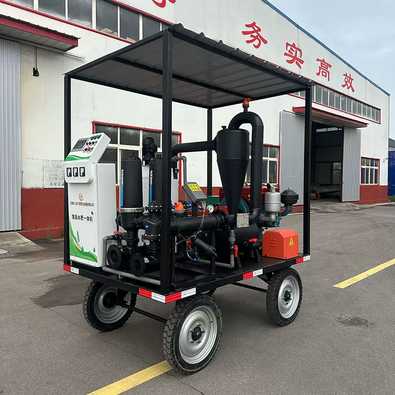 移动式水肥一体机农业智能灌溉设备牵引式全自动滴灌喷灌施肥车