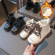 女童马丁靴儿童短靴男童2025秋冬季新款设计感英伦风女孩百搭皮靴