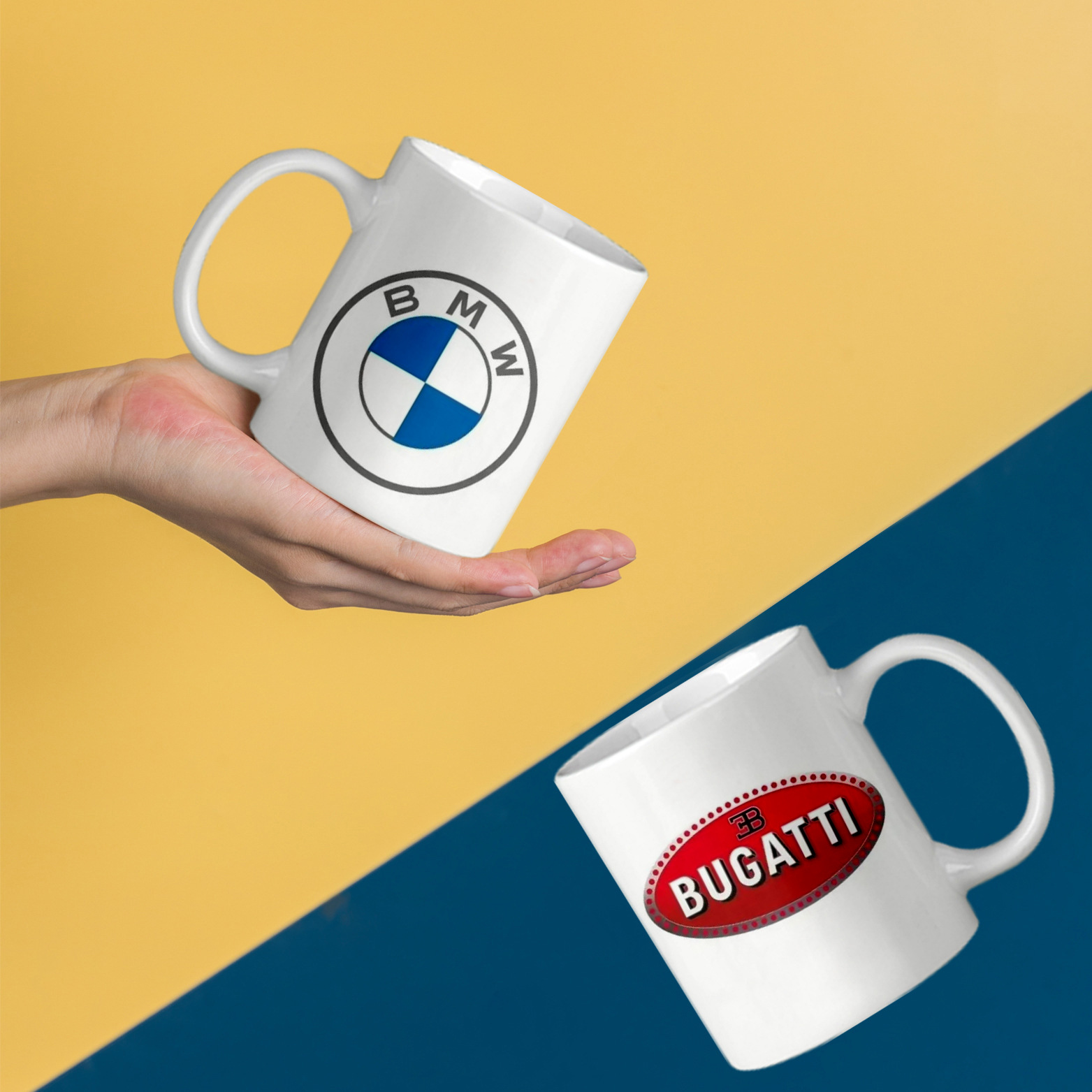 Transfronterizos Amazon TK explosivo tazas de cerámica foto imprimible LOGO patrón creativo tazas de oficina en el hogar