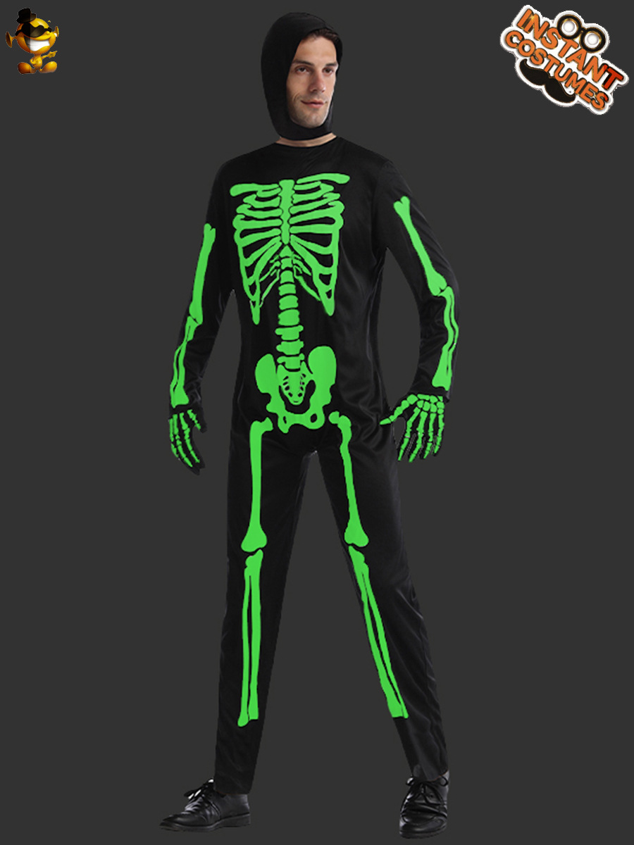 Halloween adulto hombre esqueleto fantasma hueso disfraz de hombre grande fantasma hueso esqueleto fiesta disfraz image 3
