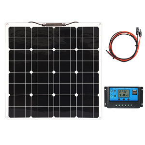 50W 유연한 태양광 패널 + 40A 컨트롤러