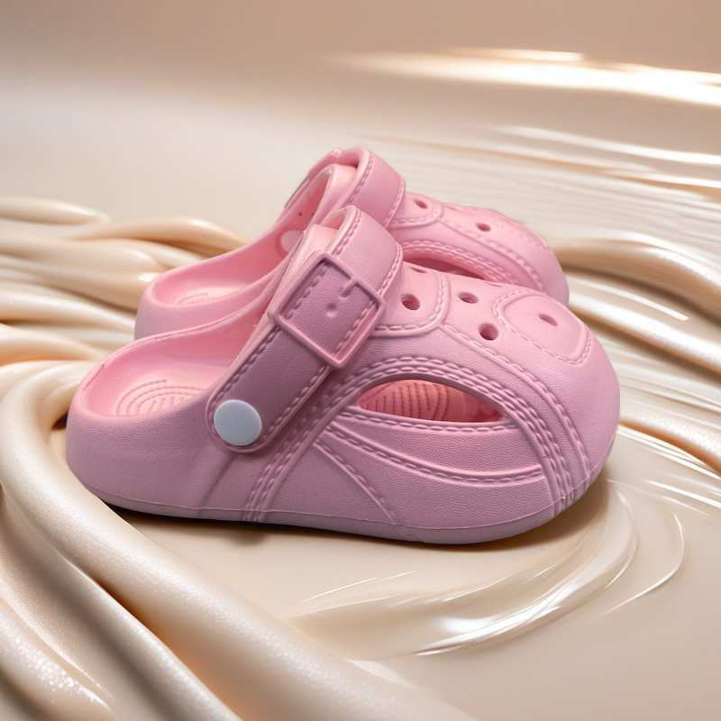 Zapatos con agujeros para niños verano nuevo estilo bebé hogar niños antideslizantes niñas sandalias y pantuflas niño interior niño antideslizante