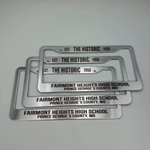 New Model American Standard Aluminum Alloy License Plate Frame, Silver Custom-Made American-Style Export Car License Plate Frame, Export Supply