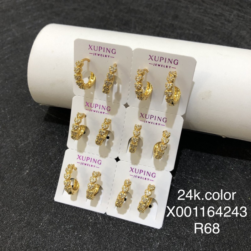 Hapones de orejas de cobre de aleación de cobre chapado en 24K orejas de moda ligera de lujo para mujeres aretes de orejas de estilo coreano joyas personales
