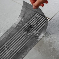 Disposable sewer filter roll-packed floor drain stickers anti-blocking rectangular bathroom anti-hair shower room stickers