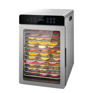 Cross-Border Rotary Food Dryer for Jerky, Vegetables, Air-Dried Fruits, Large Capacity Household Fruit Dryer with Intelligent Temperature Control