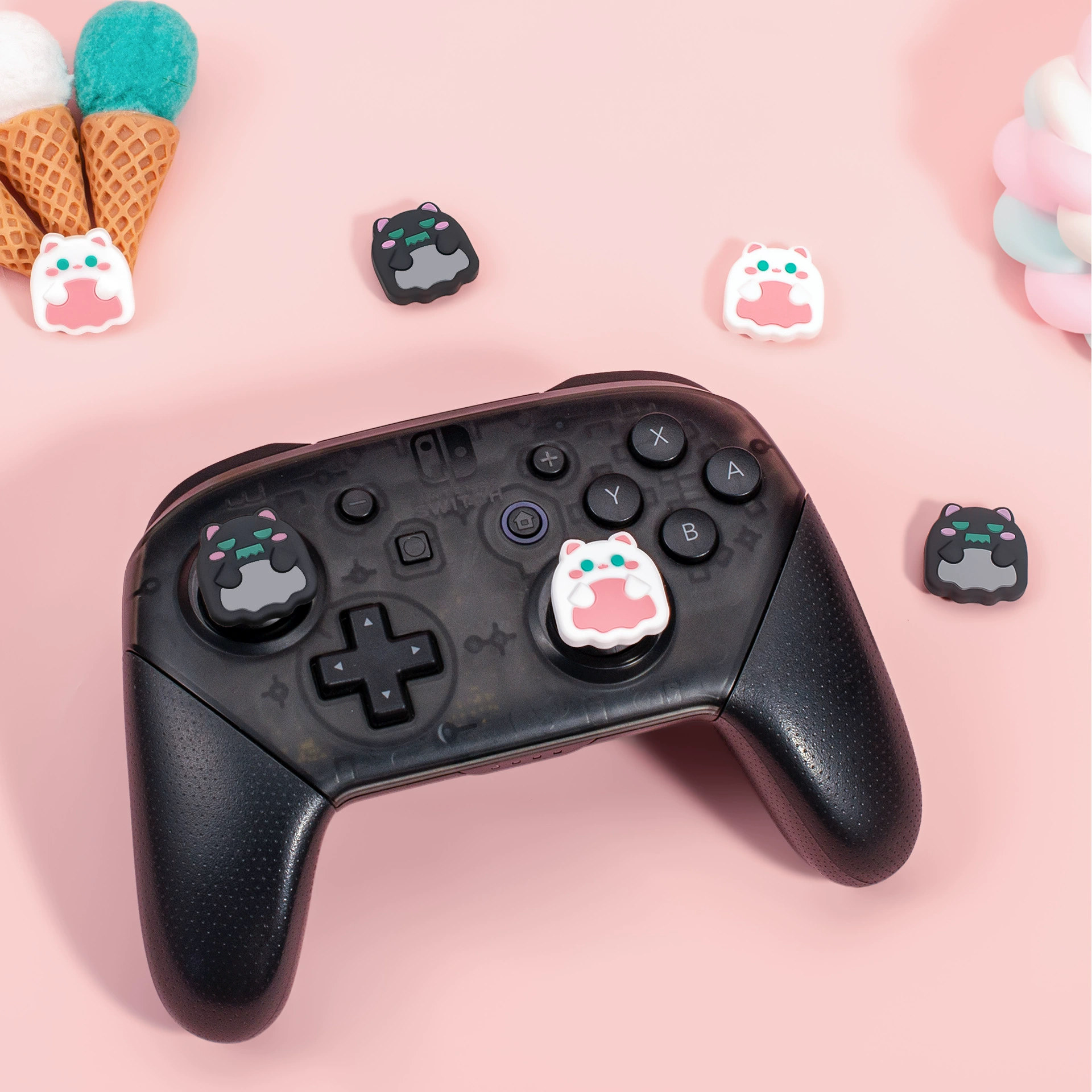 PAWDIARY XBOX SWITCHPRO Общий порошковый призрак кота крепкая шапка