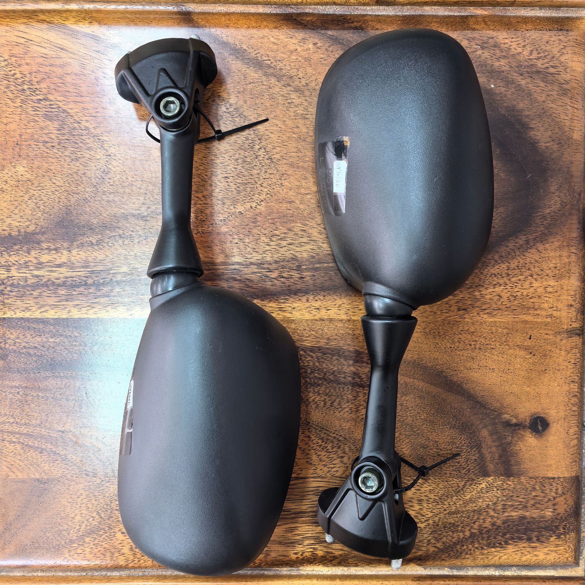 Motorcycle Sports Car Rearview Mirror Reversing Mirror Reflector for 2005-2008 Kawasaki Ninjia