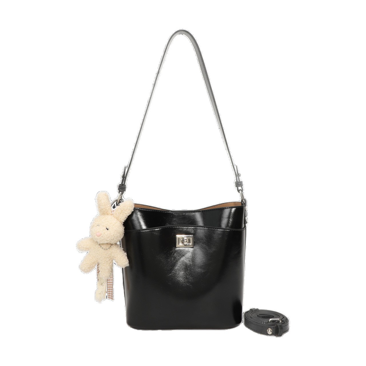Borsa a secchiello vintage donna, elegante borsa a spalla_voghion.com