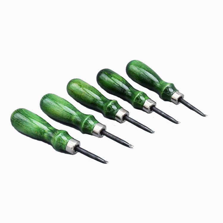 星晖绿柄削边器 皮革修边器手工diy皮具皮边处理工具包包倒角修边