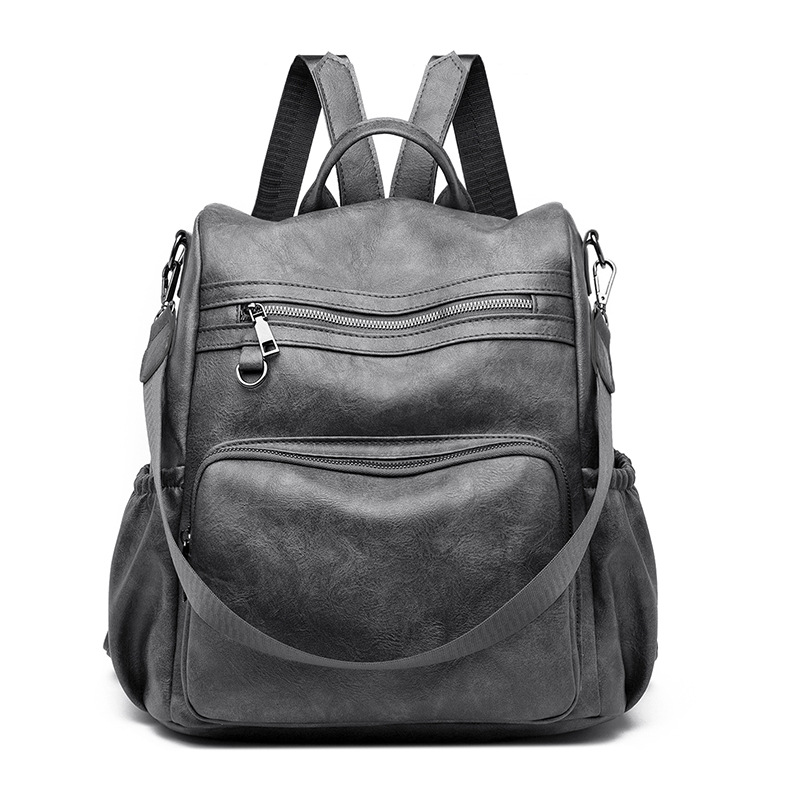 Cross-Border Bag Amazon Pu Backpack for Women 2026 New Anti-Theft Backpack for Women Fashionable Casual Large Capacity Backpack