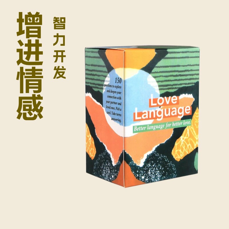 English Version of the Popular Foreign Trade Book Love Language: the Language of Love - Couples' Reconnection Challenge Q&A Intimacy Game English Version of the Popular Foreign Trade Book Love Language: the Language of Love - Couples' Reconnection Challenge Q&A Intimacy Game