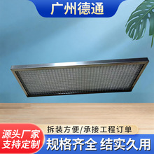 不锈钢油雾过滤网防尘耐酸碱耐高温金属空气过滤清洗波纹网过滤器