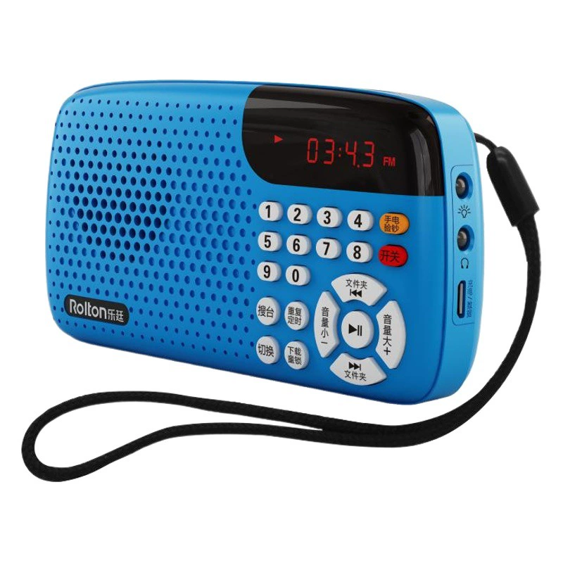 Rolton/Le Ting W105 Material Edition Card Speaker Мини-маленький звуковой театр Радио для пожилых людей