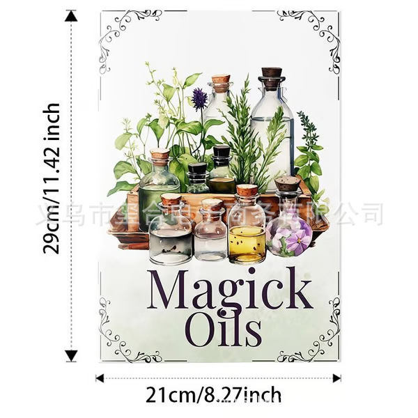 Magick Oils Quick Reference Book厨房女巫咒语和草药魔术指南|undefined