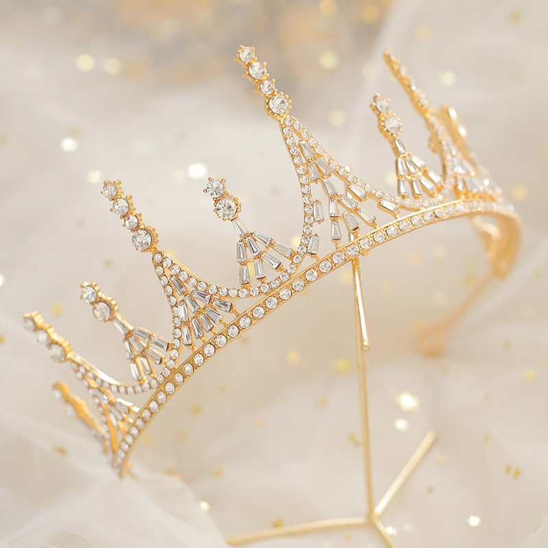 Super Hada corona tocado nupcial al por mayor Super brillante rhinestone Internet Celebrity cumpleaños de la boda 18 regalo adulto accesorios para el cabello nuevo