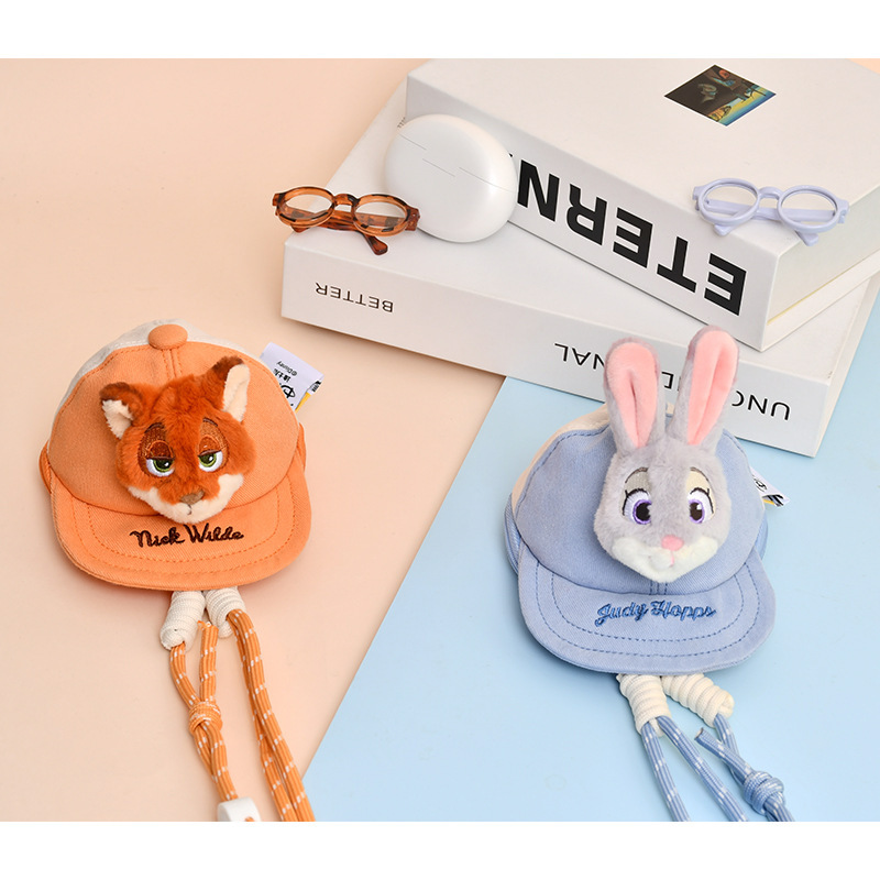 Authentic Disney Zootopia Adventure Series Judy Nick Coin Purse Crossbody Fox Plush Coin Bag Cute Authentic Disney Zootopia Adventure Series Judy Nick Coin Purse Crossbody Fox Plush Coin Bag Cute