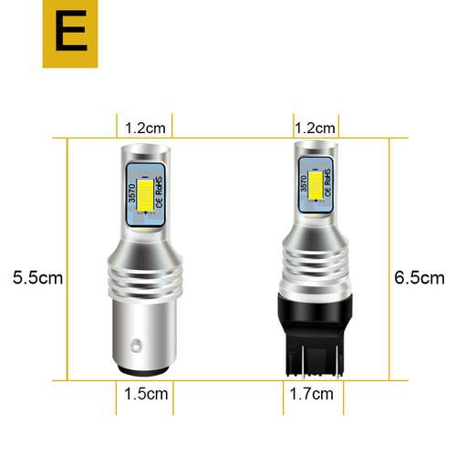 Gold Light Ice Blue White Light H4 80W 3570 2SMD High-Intensity Car LED Decoding Fog Light H4 Motorcycle