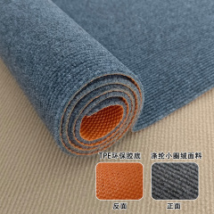 フロアマット大面積寝室リビングルーム家庭用カーペットキッチン防水滑り止め可拭き無洗浄tpeセメントフロアマット