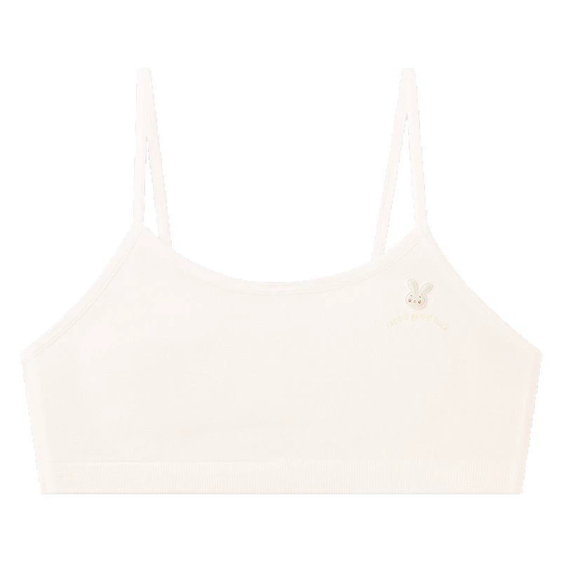 奥美芬 Teen girl bra, comfortable breathable straps, vest, wireless bra, underwear