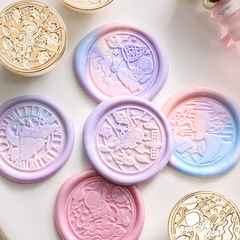 New product in January 23 Suidisi original star language star wish series space astronaut fire paint seal head wholesale