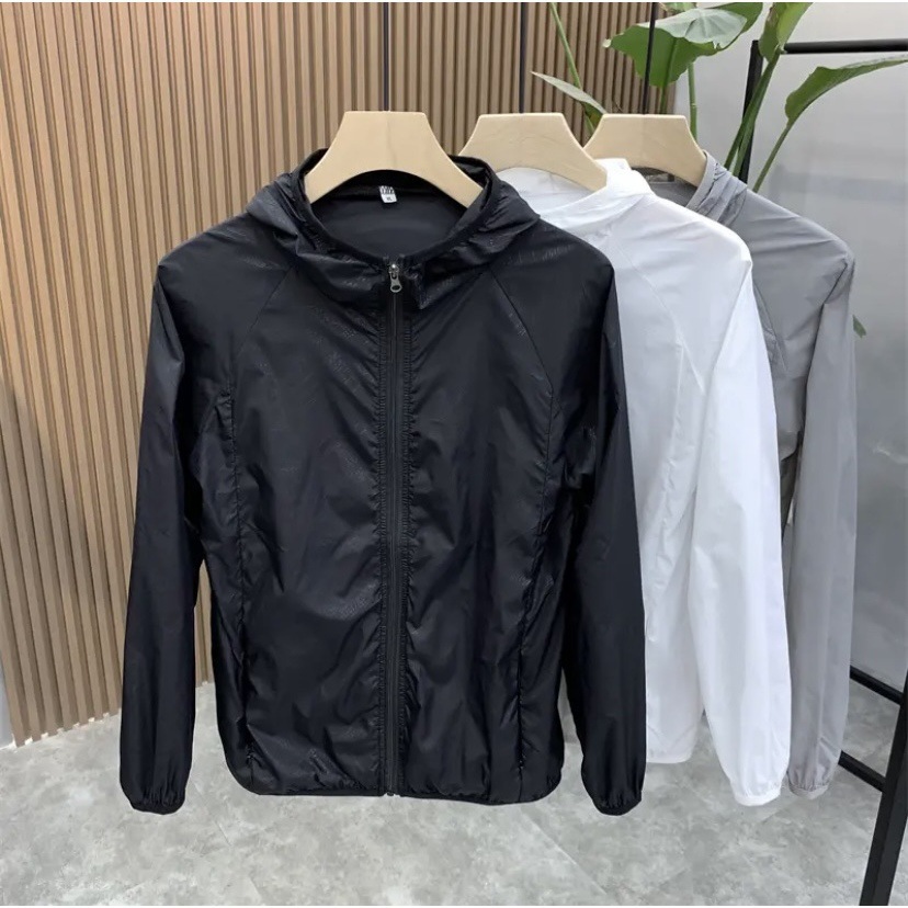 Sunscreen clothing, unisex, couple style, new design, UV protection, lightweight, slim fit, breathable, suitable for fishing and outdoor use.