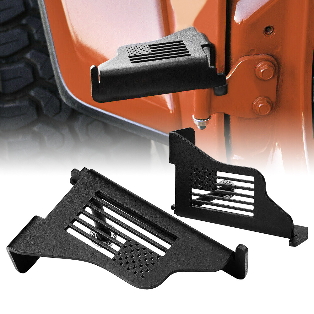 适用于07-24牧马人JKJL汽车车门外脚踏120度外休息踏板美国国旗款