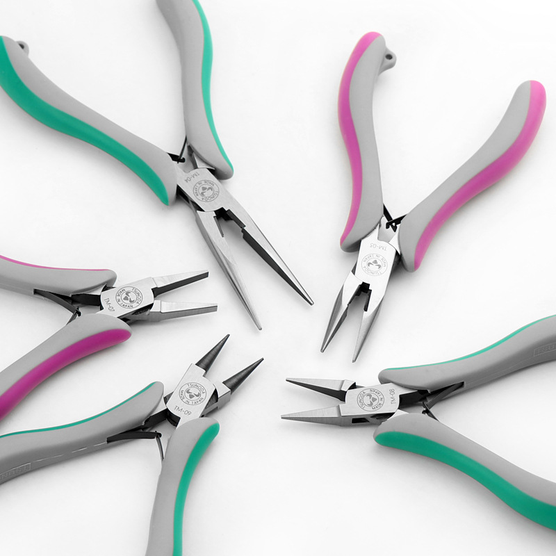 日本TTC进口精密尖嘴钳角田斜嘴钳水口钳首饰钳金属手工钳夹子TM