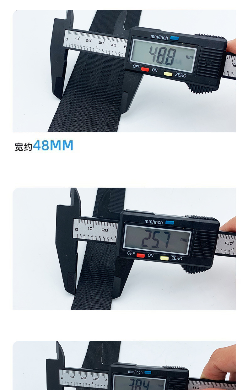 High Strength Polyester Cargo Lashing Strap Car Safety Belt
