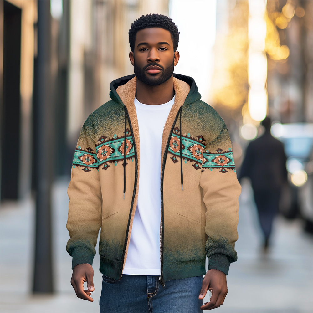 Suéter con cremallera de estilo retro americano Marca de moda de primavera y otoño Tendencia suelta casual de todo fósforo Chaqueta con capucha de gran tamaño MF12