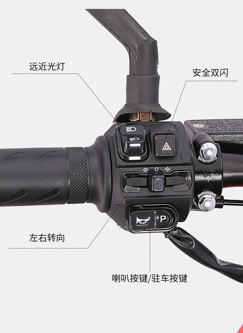 Long-Distance Running King Daniu 96V 3000W Dual Disc Brake Electric Scooter Battery Bike for Men and Women 72V Pedal Electric Motorcycle