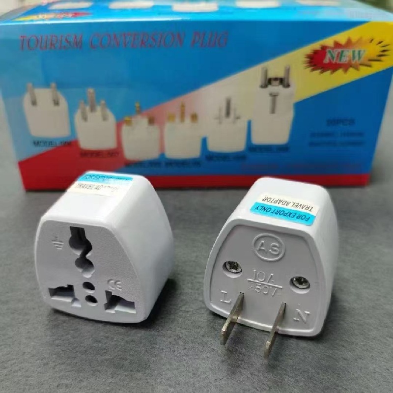 港版转换插头 国标旅游美规转换插座 三插转两3脚转2脚 厂家批发
