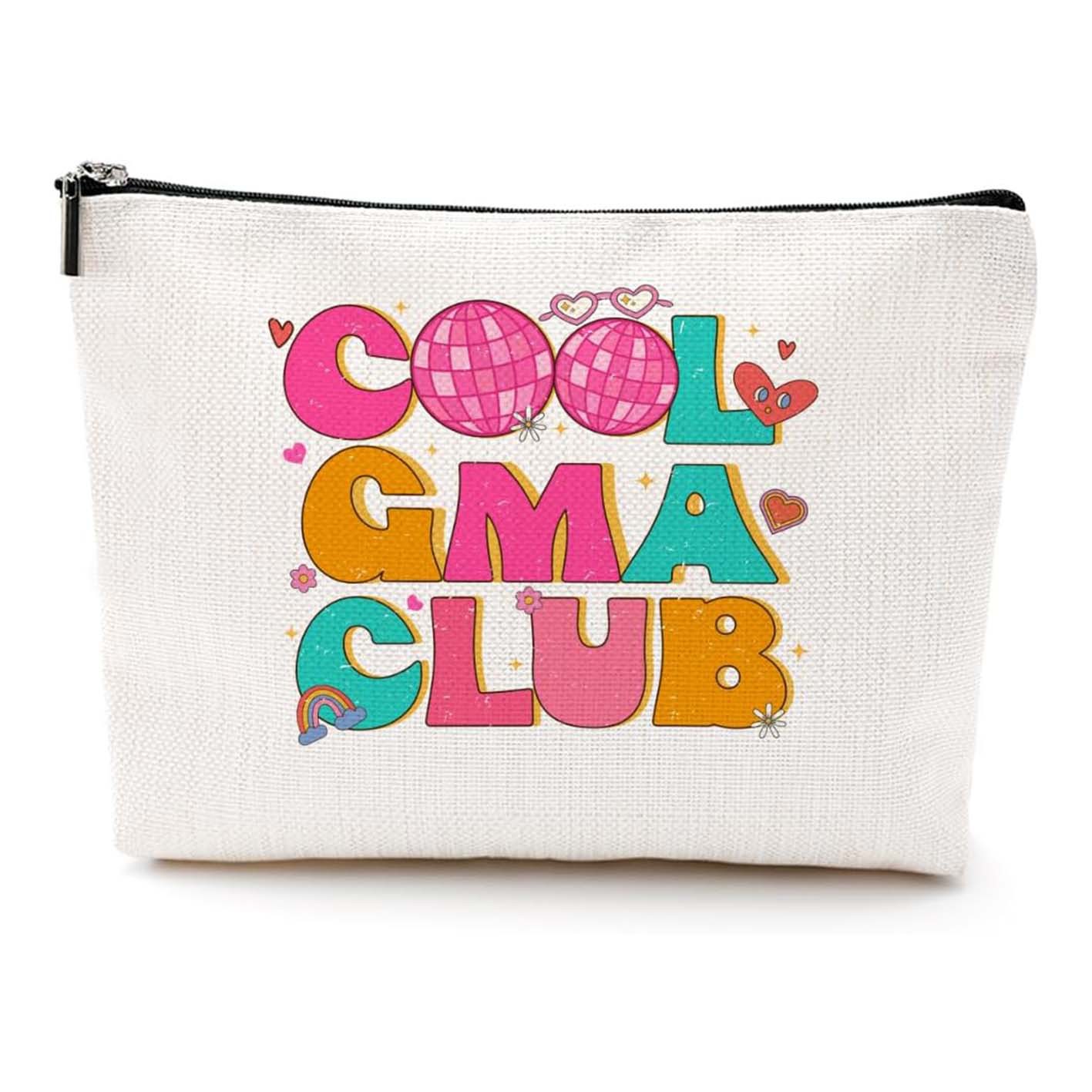 Bolsa de maquillaje de damas transfronteriza de Amazon NANA bolsas de maquillaje de patrón creativo bolsas de almacenamiento de lino bolsa de cremallera impermeable