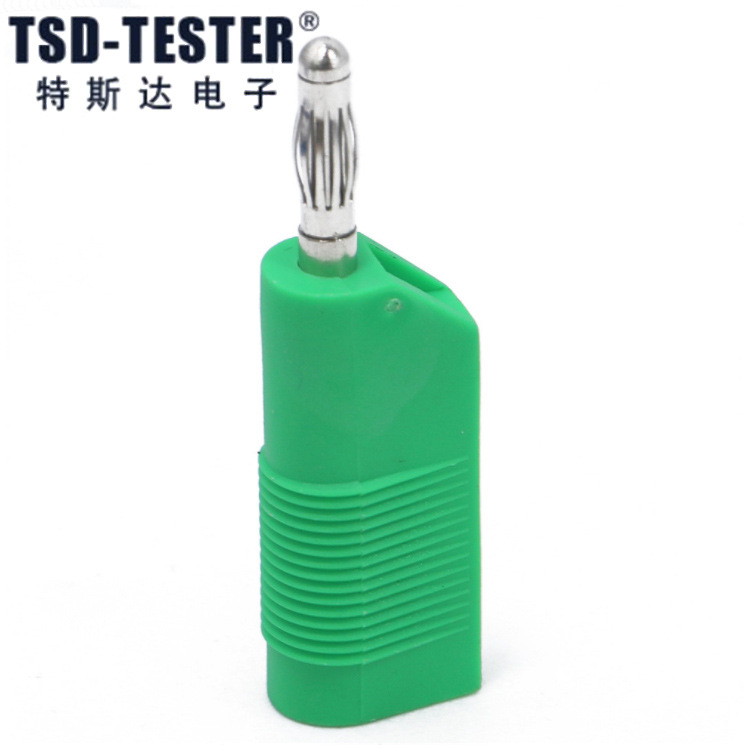 B5403 4mm banana plug pure copper nickel plated no welding high elasticity stackable 4mm jack